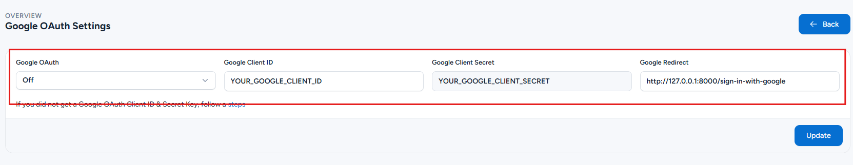 GoBiz OAuth