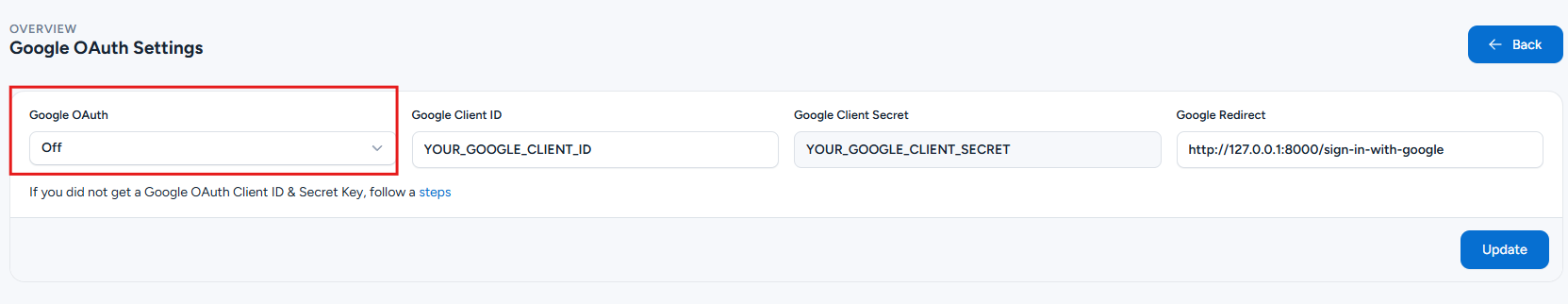 GoBiz OAuth