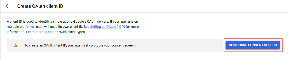 Google Sign-in Consent Screen