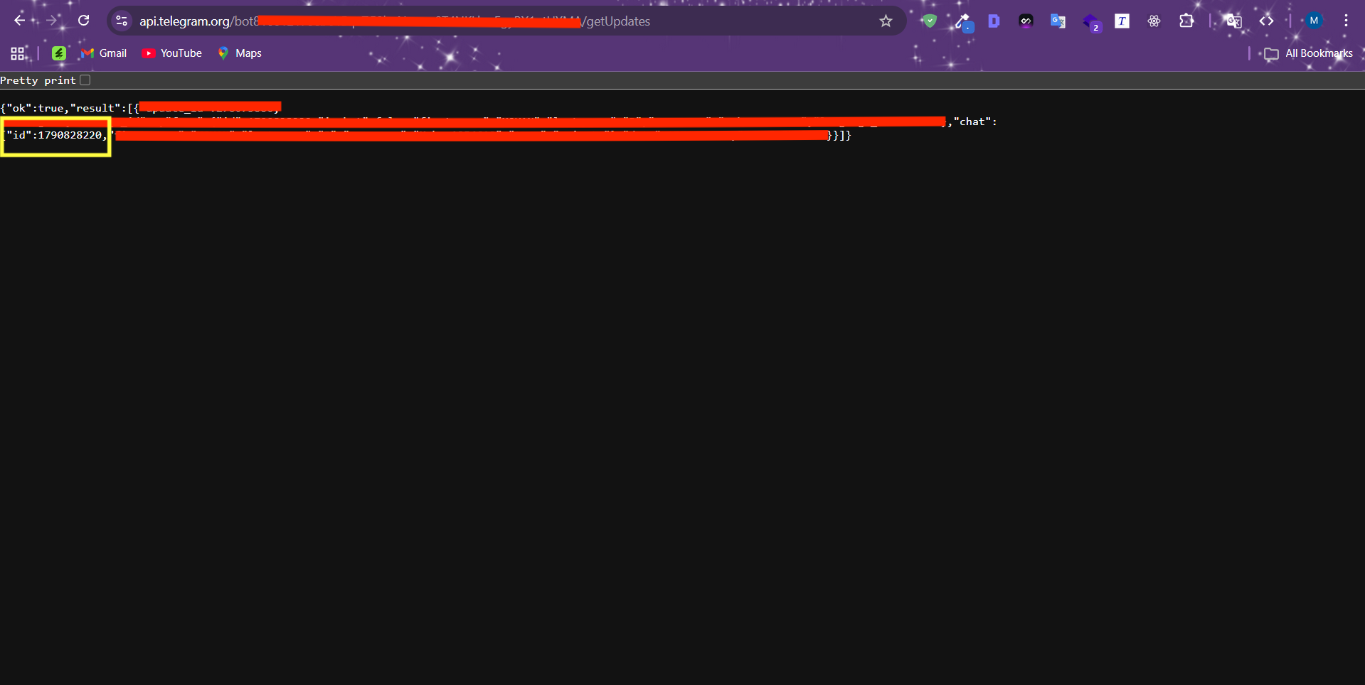 TelegramNotificationConfiguration