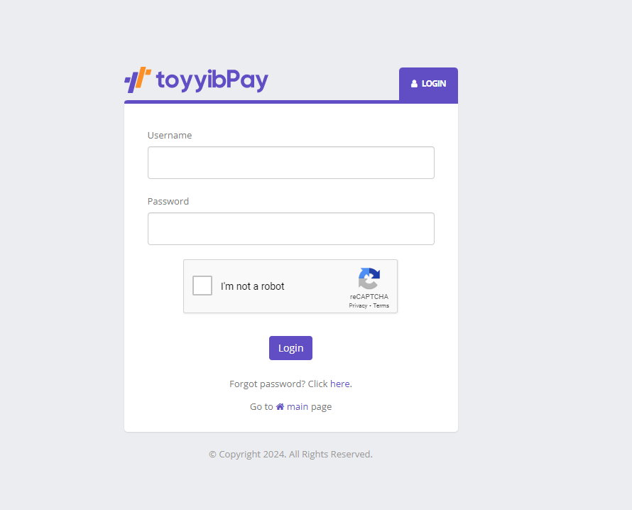 ToyyibPay Login
