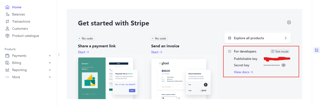 Stripe Installation